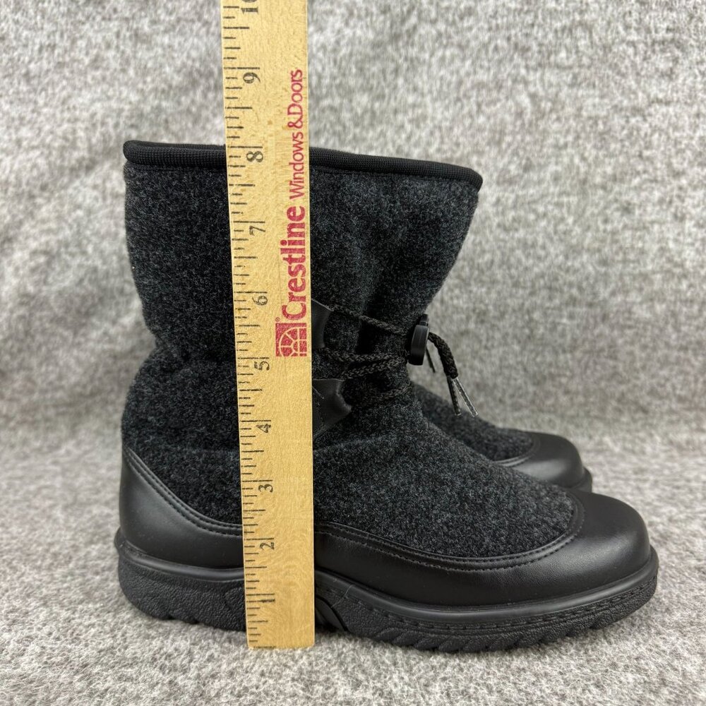 ✅Womens 7M Wanderlust Canada Alpine Grey Pull On Waterproof Winter Snow Boots - Picture 7 of 14
